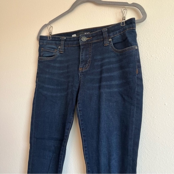 Kut from the Kloth Connie Raw Hem Ankle With Zipper Skinny Jeans Size 4 - Picture 1 of 12